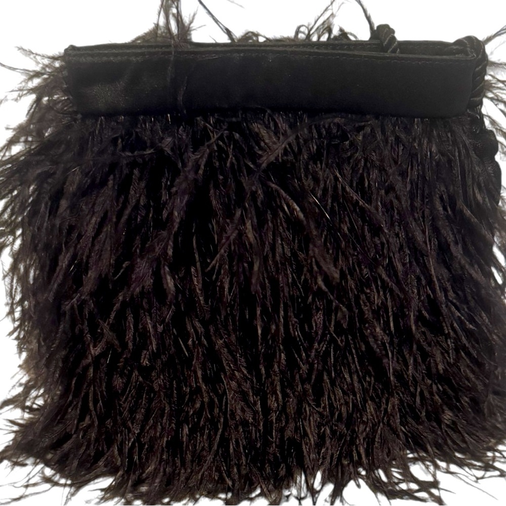 Feather handbag